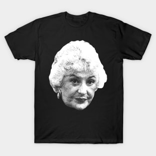 White Goleden Bea Arthur Vintage T-Shirt